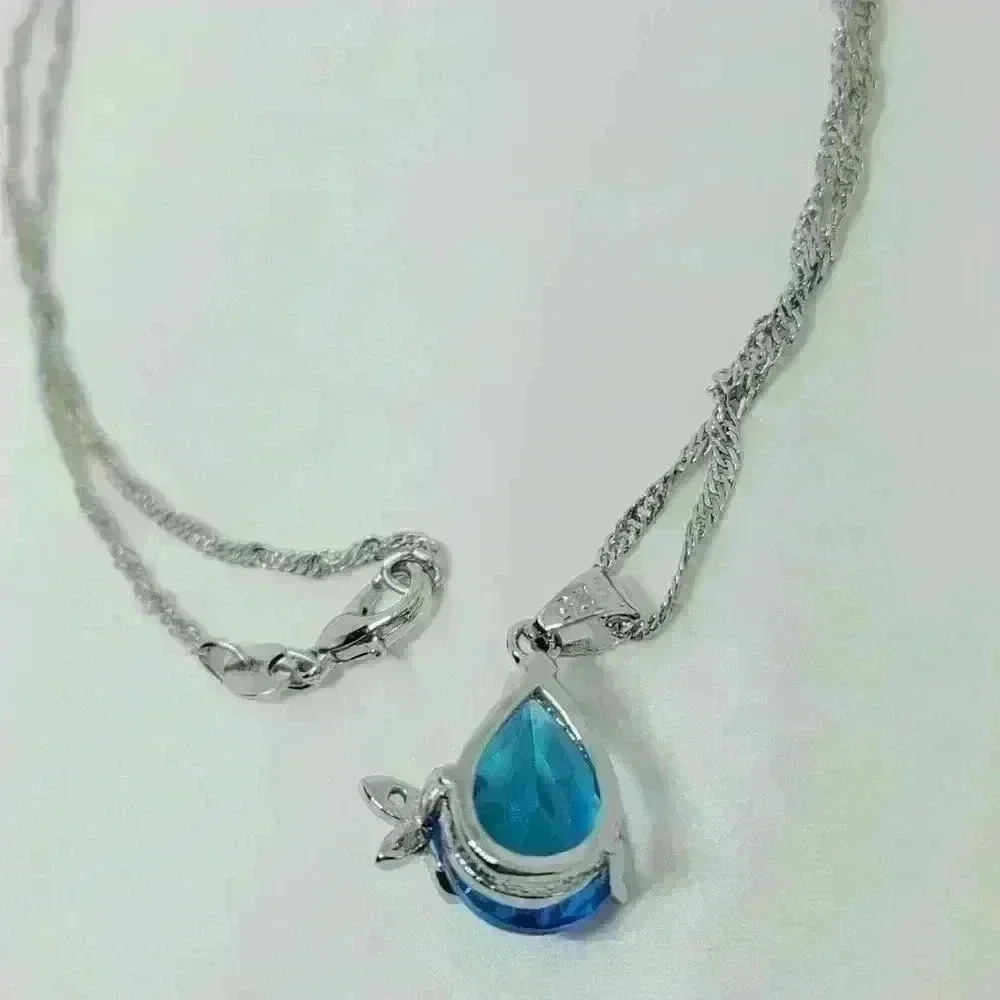NWOT Stamped 925 Sterling Silver Austrian Crystal CZ Butterfly Jewelry S… - Picture 6 of 10